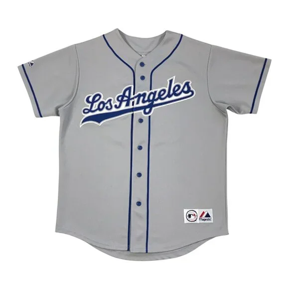 MAJESTIC LA DODGERS ERIC GAGNE JERSEY XL MENS LOS ANGELES SCRIPT LOGO VINTAGE